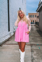 Load image into Gallery viewer, Holland Denim Romper - Pink
