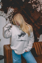 Load image into Gallery viewer, Cowboy Pullover Sweatshirt - Cream
