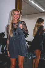 Load image into Gallery viewer, Holland Denim Romper - Vintage Black
