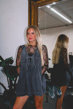 Load image into Gallery viewer, Holland Denim Romper - Vintage Black
