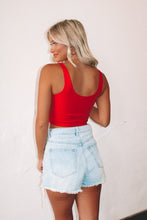 Load image into Gallery viewer, Crimson Cropped Tank - Red
