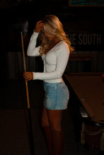 Load image into Gallery viewer, Sweetness Ribbed Long Sleeve Sweater - White
