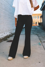 Load image into Gallery viewer, Right On Time High Waist Flare Leggings - Black
