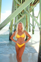 Load image into Gallery viewer, Maui Smocked Bikini Set - Yellow
