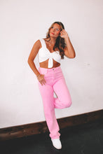 Load image into Gallery viewer, Icon High Rise Jeans - Pink
