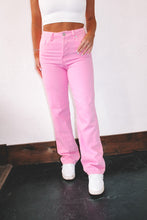 Load image into Gallery viewer, Icon High Rise Jeans - Pink
