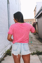 Load image into Gallery viewer, Ryann Oversized Acid Tee - Pink
