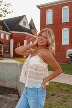 Load image into Gallery viewer, Most Loved Tie Sheer Satin Top - Cream
