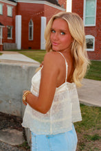 Load image into Gallery viewer, Most Loved Tie Sheer Satin Top - Cream
