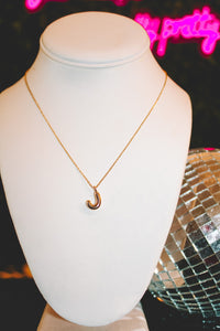 Bubble Initial Necklace - Gold