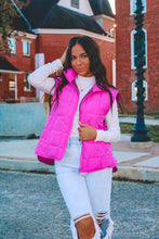 Load image into Gallery viewer, Kennedy Puffer Vest - Fuchsia
