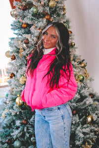 Blizzard Puffer Jacket - Hot Pink