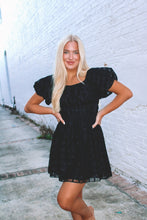 Load image into Gallery viewer, Ebony Plaid Print Mini Dress - Black
