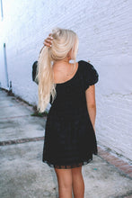 Load image into Gallery viewer, Ebony Plaid Print Mini Dress - Black
