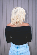 Load image into Gallery viewer, Wednesday Off The Shoulder Top - Black
