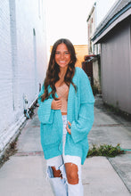 Load image into Gallery viewer, Field Oversized Cardigan - Blue
