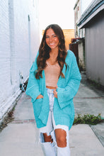 Load image into Gallery viewer, Field Oversized Cardigan - Blue
