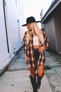 Campfire Oversized Flannel Shacket