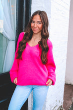 Load image into Gallery viewer, Heart Candy Flounce Sweater - Pink
