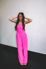 Load image into Gallery viewer, Love Letter Wide Leg Jumpsuit - Hot Pink
