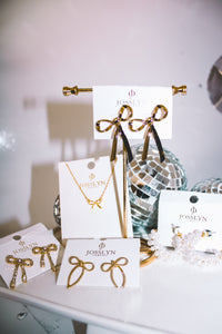 Coquette Mini Bow Necklace - Gold