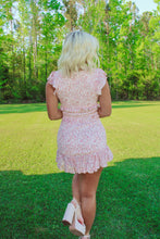 Load image into Gallery viewer, Daisy Smocked Mini Dress - Blush
