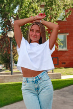 Load image into Gallery viewer, Canyon Boxy Tee - White
