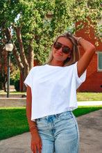 Load image into Gallery viewer, Canyon Boxy Tee - White
