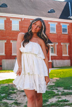 Load image into Gallery viewer, Italia Ruffle Dress - Cream
