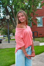 Load image into Gallery viewer, So Sweet Oversize Tee - Peach
