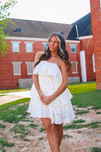 Load image into Gallery viewer, Italia Ruffle Dress - Cream
