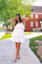 Load image into Gallery viewer, Italia Ruffle Dress - Cream

