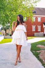 Load image into Gallery viewer, Italia Ruffle Dress - Cream
