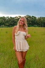 Load image into Gallery viewer, Austin Halter Romper - Oatmeal
