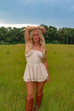 Load image into Gallery viewer, Austin Halter Romper - Oatmeal
