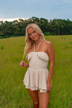 Load image into Gallery viewer, Austin Halter Romper - Oatmeal

