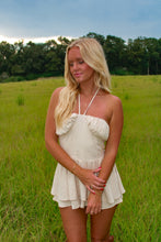 Load image into Gallery viewer, Austin Halter Romper - Oatmeal
