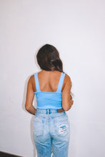 Load image into Gallery viewer, Sunkist Ribbed Tank - Blue
