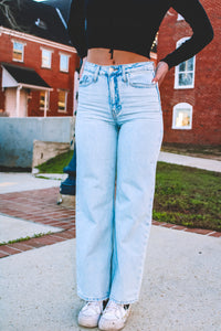 Malibu High Waist Straight Jeans