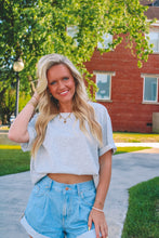Load image into Gallery viewer, Aubrey Boxy Oversize Tee - Gray
