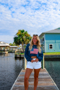 American Made Sweater - Navy