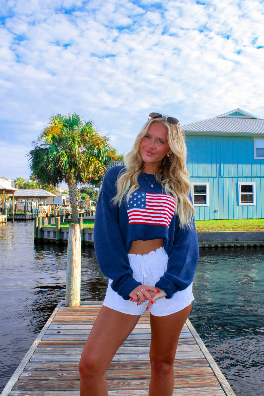 American Made Sweater - Navy