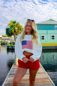 American Made Sweater - White
