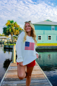 American Made Sweater - White