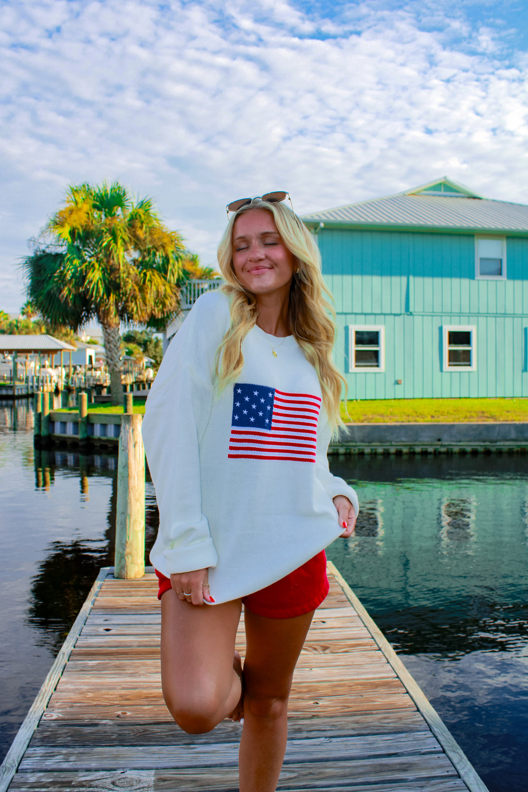 American Made Sweater - White