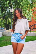 Load image into Gallery viewer, Vintage Oversize Washed Tee - Taupe
