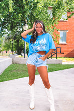 Load image into Gallery viewer, Free Bird Oversize Graphic Tee - Blue
