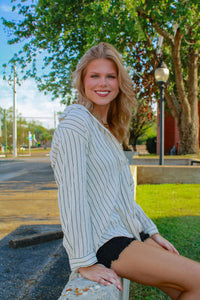 Parker Striped Button Shirt