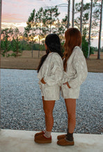 Load image into Gallery viewer, Forrest High Waist Sweat Shorts - Camo
