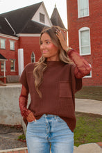 Load image into Gallery viewer, Austin Mock Neck Sweater - Brown
